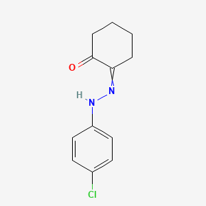 molecular formula C12H13ClN2O B8294778 Cyclohexane-1,2-dione (4-chlorophenyl)hydrazone 