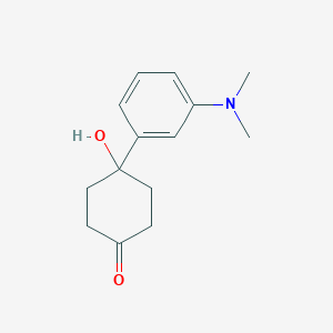 4-(3-Dimethylamino-phenyl)-4-hydroxy-cyclohexanone