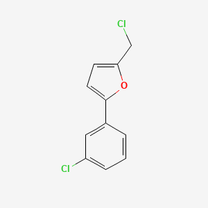 2-(Chloromethyl)-5-[3-chlorophenyl]furan