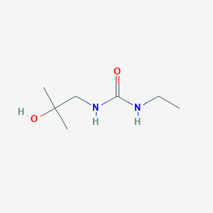 molecular formula C7H16N2O2 B8294929 N-(2-methyl-2-hydroxypropyl)-N'-ethylurea 