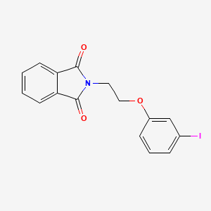 molecular formula C16H12INO3 B8295022 2-(2-(3-Iodophenoxy)ethyl)isoindoline-1,3-dione 