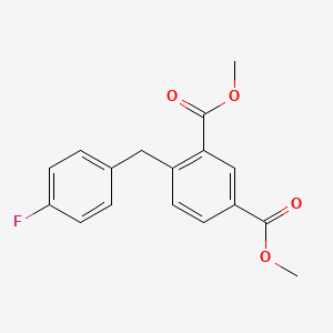 Methyl 4-(4-fluorobenzyl)-3-methoxycarbonylbenzoate