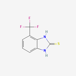2H-Benzimidazole-2-thione, 1,3-dihydro-4-(trifluoromethyl)-