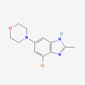 4-(4-bromo-2-methyl-1H-benzo[d]imidazol-6-yl)morpholine