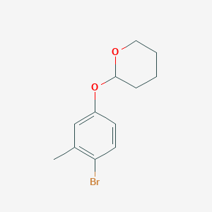 2-(4-bromo-3-methylphenoxy)tetrahydro-2H-pyran