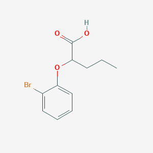 molecular formula C11H13BrO3 B8295148 2-(2-Bromophenoxy)pentanoic acid 