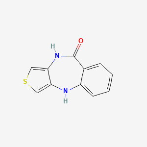 molecular formula C11H8N2OS B8295175 4H-thieno[3,4-b][1,4]benzodiazepin-9(10H)-one 