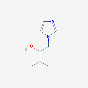 molecular formula C8H14N2O B8295187 1-(1H-imidazol-1-yl)-3-methyl-2-butanol 