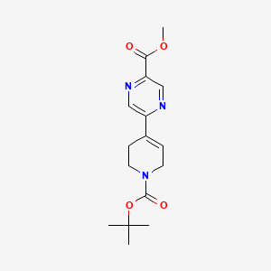 Methyl 5-(1-Boc-1,2,3,6-tetrahydro-4-pyridyl)pyrazine-2-carboxylate