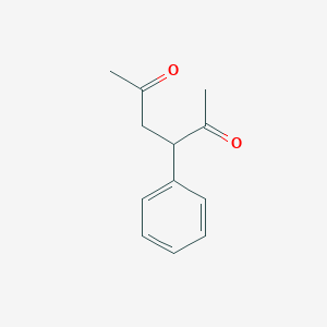 molecular formula C12H14O2 B8295213 3-Phenyl-2,5-hexanedione 