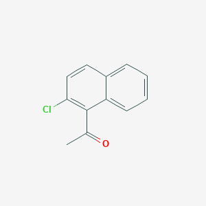molecular formula C12H9ClO B8295231 1-(2-Chloronaphthalen-1-yl)-ethanone 