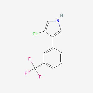 4-Chloro-3-(3-trifluoromethylphenyl)pyrol