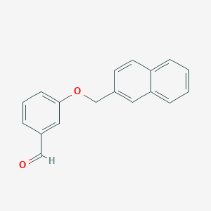 molecular formula C18H14O2 B8295240 3-(Naphthalen-2-ylmethoxy)benzaldehyde 