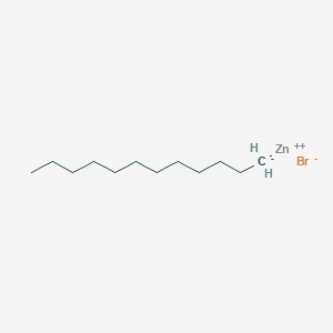 molecular formula C12H25BrZn B8295291 N-Dodecylzinc bromide 