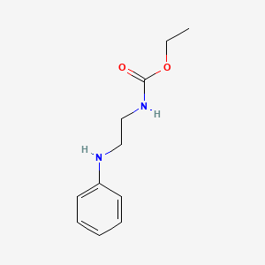 molecular formula C11H16N2O2 B8295331 2-Anilinoethylcarbamic acid ethyl ester 