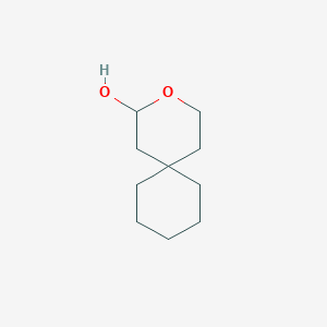 molecular formula C10H18O2 B8295358 3-Oxaspiro[5.5]undecan-2-ol 