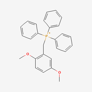 molecular formula C27H26O2P+ B8295376 (2,5-Dimethoxyphenyl)methyl-triphenyl-phosphonium 