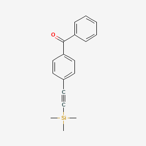 4-(Trimethylsilylethynyl)benzophenone