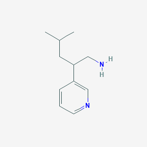 4-Methyl-2-pyridin-3-yl-pentan-1-amine