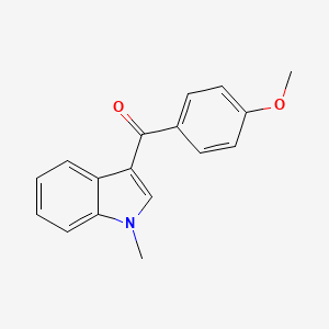 molecular formula C17H15NO2 B8295417 3-(p-Methoxybenzoyl)-N-methylindole CAS No. 98647-17-7
