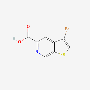 molecular formula C8H4BrNO2S B8295421 3-Bromothieno[2,3-c]pyridine-5-carboxylic acid 