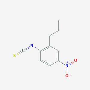 molecular formula C10H10N2O2S B8295502 2-n-Propyl-4-nitrophenyl isothiocyanate 