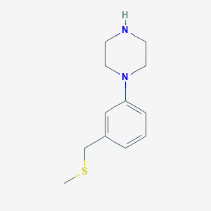 [3-(Methylsulphanylmethyl)phenyl]piperazine