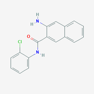 3-Aminonaphthalene-2-carboxylic acid (2-chlorophen-yl)amide
