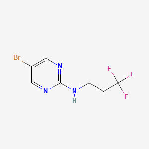 5-bromo-N-(3,3,3-trifluoropropyl)pyrimidin-2-amine