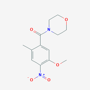 (5-Methoxy-2-methyl-4-nitrophenyl)(morpholino)methanone