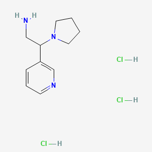 2-(3-Pyridyl)-2-pyrrolidinylethyl amine trihydrochloride