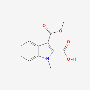 3-(methoxycarbonyl)-1-methyl-1H-indole-2-carboxylic acid