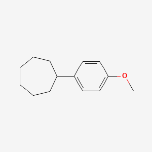 (4-Methoxyphenyl)cycloheptane