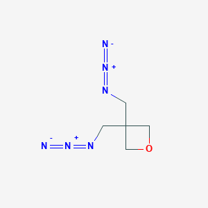 molecular formula C5H8N6O B8295959 3,3-Bis(azidomethyl)oxetane CAS No. 17607-20-4