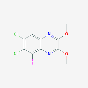 6,7-Dichloro-2,3-dimethoxy-5-iodoquinoxaline