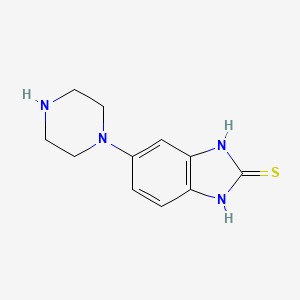 5-(Piperazin-1-yl)-2-mercapto-1H-benzimidazole
