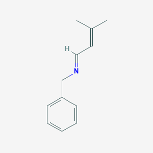 molecular formula C12H15N B8296247 Benzyl-(3-methyl-but-2-enylidene)amine 
