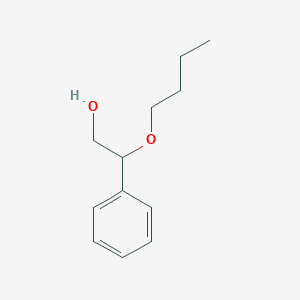 molecular formula C12H18O2 B8296267 2-Butoxy-2-phenylethanol 