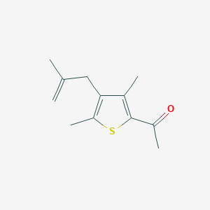 1-[3,5-Dimethyl-4-(2-methyl-allyl)thiophen-2-yl]-ethanone