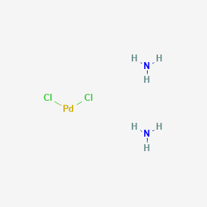 molecular formula Cl2H6N2Pd B082965 二氨二氯钯 CAS No. 14323-43-4
