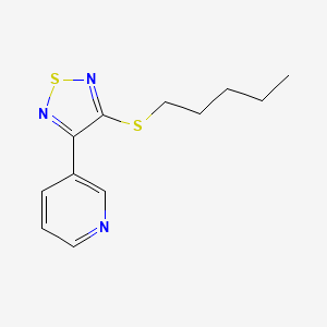 3-(3-Pentylthio-1,2,5-thiadiazol-4-yl)pyridine
