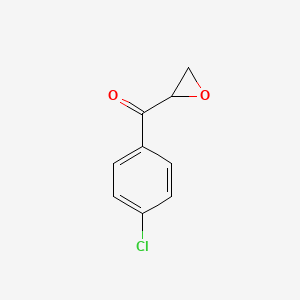 molecular formula C9H7ClO2 B8296526 4'-Chloro-2,3-epoxypropiophenone 