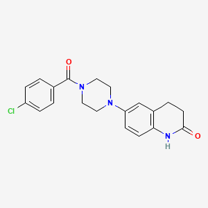 6-[4-(4-Chlorobenzoyl)-1-piperazinyl]-3,4-dihydrocarbostyril