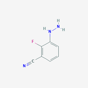 2-Fluoro-3-hydrazinylbenzonitrile