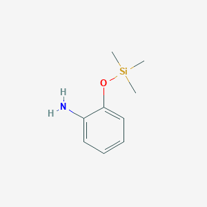 molecular formula C9H15NOSi B8296641 2-Trimethylsilyloxyaniline 