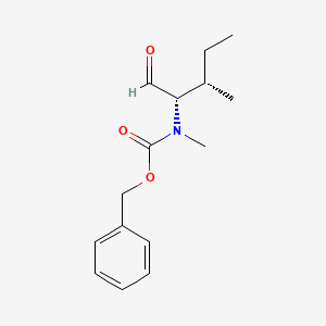 (2S,3S)-2-[(Benzyloxycarbonyl)(methyl)amino]-3-methylpentanal
