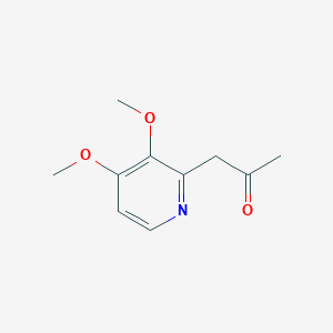 molecular formula C10H13NO3 B8296724 1-(3,4-Dimethoxypyridin-2-yl)propan-2-one 