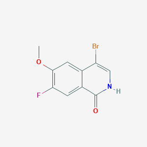 4-bromo-7-fluoro-6-methoxyisoquinolin-1(2H)-one