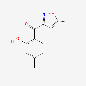 (2-Hydroxy-4-methylphenyl)(5-methylisoxazol-3-yl)methanone