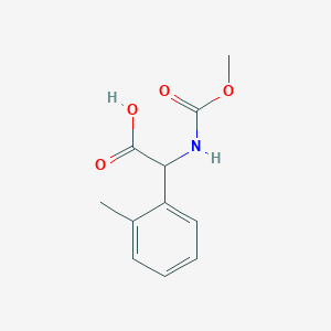 Methoxycarbonylamino-o-tolyl-acetic acid